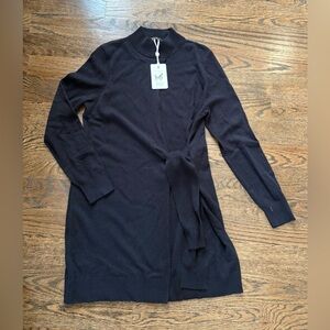 Ted Baker cashmere mini faux wrap dress